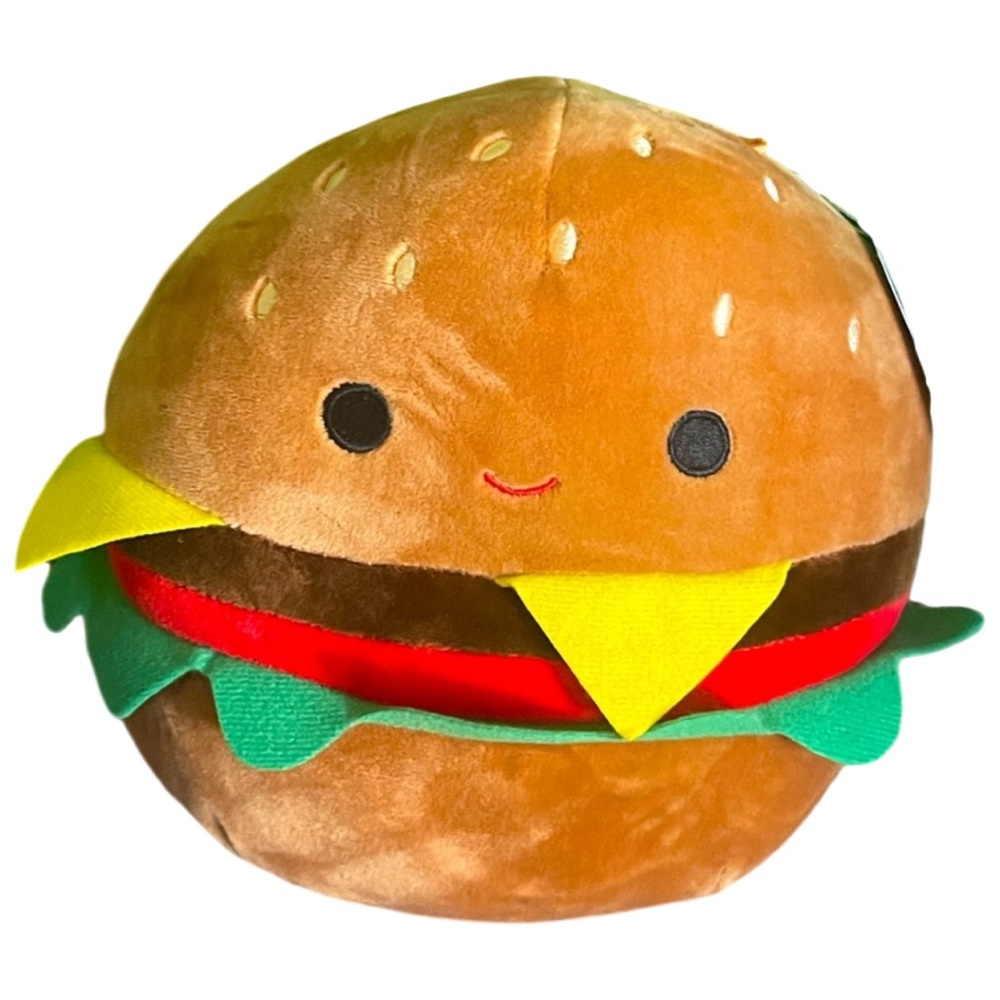 Squishmallows Carl the Cheeseburger 8" NWT